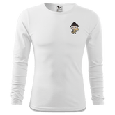 Da Oid Sinzer Musikinstrumente Longsleeve Fitted Herren Weiss Kohlhaufmuehle Front